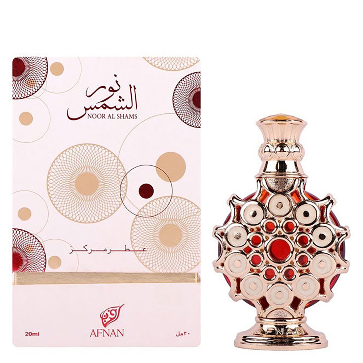 Afnan Unisex Noor Al Shams Concentrated Perfume Oil Perfume Oil 0.67 oz