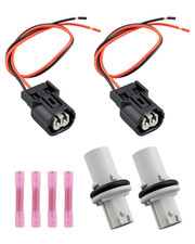 Headlight Side Marker Light Socket/DRL Socket with Wire Harness Fit for Honda