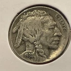 1938-D 5C Buffalo Nickel F6215 About 1/2 Horn