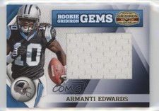 2010 Panini Gridiron Gear Rookie Gems Jumbo Materials 7/25 Armanti Edwards 6ks