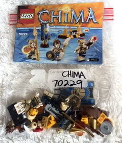 LEGO LEGENDS OF CHIMA 70229: Lion Tribe Pack - 100% Complete No Box