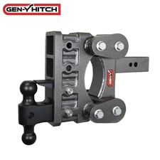 Gen-Y The Boss Torsion-Flex 6" Drop Hitch 32K Dual-Ball Pintle For 2.5" Receiver