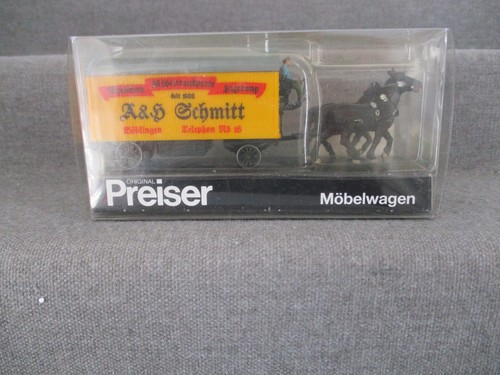 Juego de figuras Preiser escala H0 30455 carro de muebles en embalaje original | Condition: Gebraucht