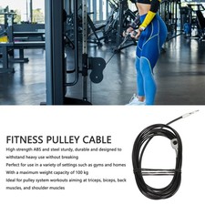 Fitness Pulley Cable 5mm Thick Heavy Duty Pulley System Replacement Fitness