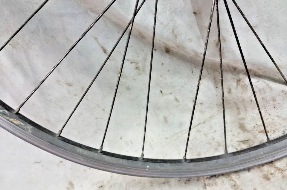 WTB Dual Duty XC 26" Front MTB Bike Wheel Silver 100mm 559ISO QR 32S Commuter :) - Image 4 of 4