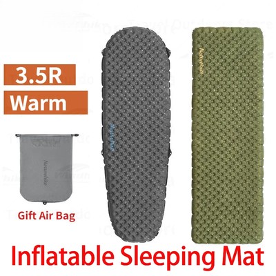 Camping-Luftmatte, 3,5 R-Value, ultraleicht, warm halten, 20D-Nylon, TPU tragbar