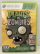 Plants vs. Zombies Xbox 360, 2010 Game Case  Game No Manual