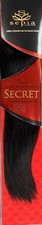 Sepia Secret Premium 100 Human Hair 14" Clip-In Extensions 7pcs 1B Off-Black 