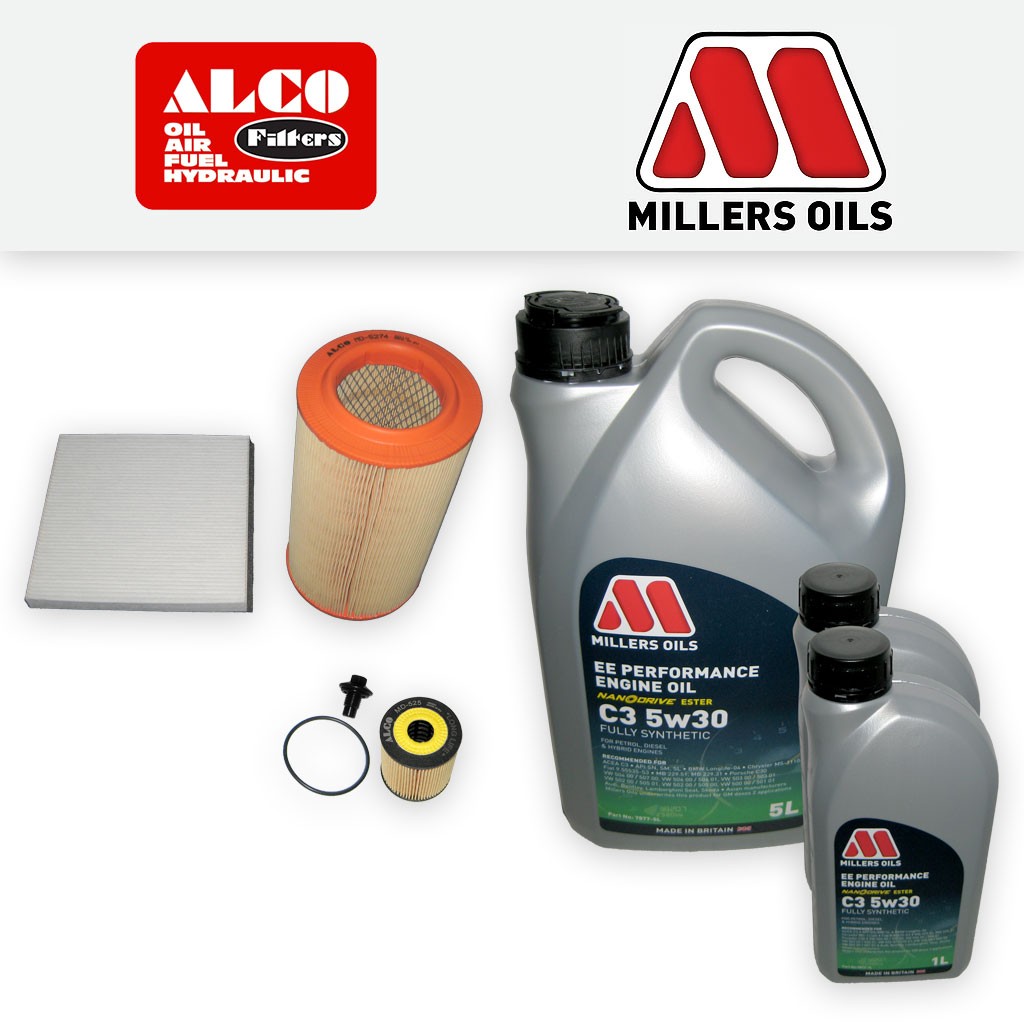 SERVICE KIT for PEUGEOT BOXER 2.2 HDI OIL AIR CABIN FILTERS +EE OIL (2006-2013)