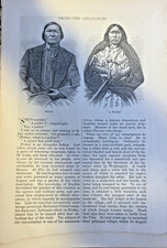 1880 Arapahoe Indians Black Coal Washington Sharp Nose illustrated