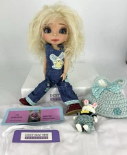 Judy Porter Fair Resin BJD 10" Doll Luna OOAK Bunny Time