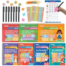 Magic Grooved Writing Practice for Ages 3-8, Grooved Handwriting Practice