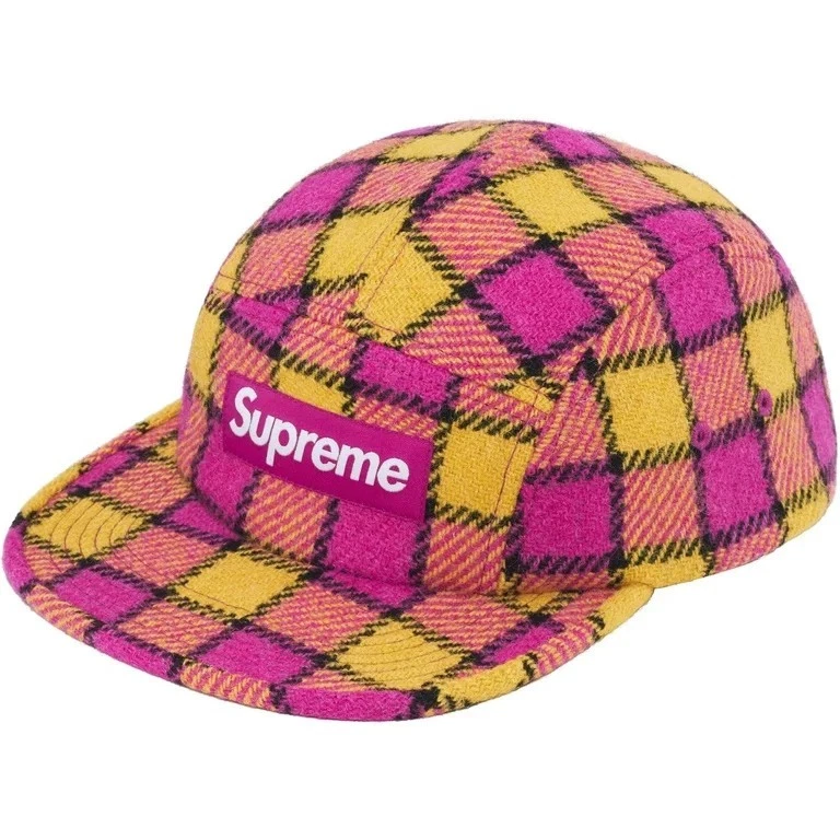 Supreme Plaid Camp Cap for sale | eBay