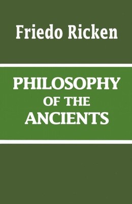 Ricken - Philosophy of the Ancients - New paperback or softback - X555z