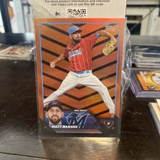 Matt Barnes 2023 Topps Update #US166 Orange and Black Foil Miami Marlins