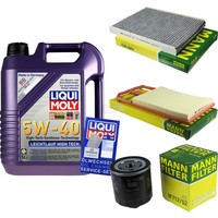 Mann Inspektionspaket 5L Liqui Moly 5W-40 FüR VW Golf IV 1.4 16V 1.6 Lupo Skoda