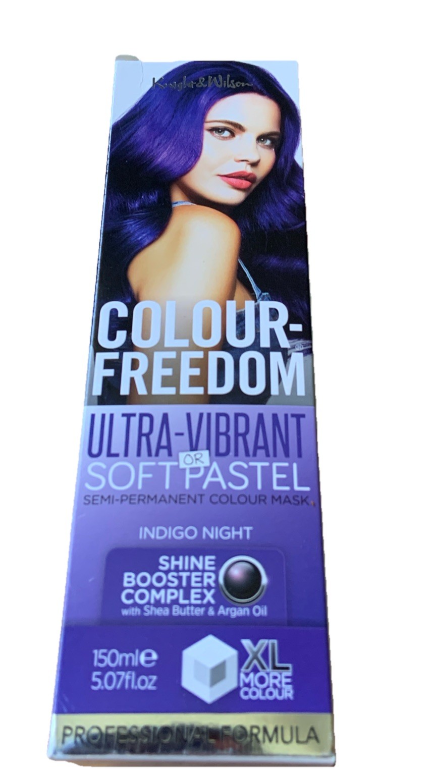 Knight  Wilson Colour-Freedom 150ml Indigo Night Semi-Permanent Hair Colour