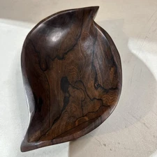 Vintage Mid Century Modern Brazilian Wood Serving Tray 12” x 6"