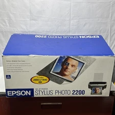 Epson Stylus Photo 2200 Digital Photo Inkjet Printer LARGE Format! OPEN BOX!