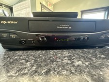 Quasar VHQ-950 4 Head Hi-Fi Stereo Omnivision VHS With Remote Tested no Cables