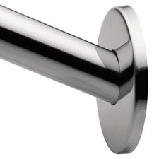 Moen 2-102-5PS Curved Shower Rod only in Polished Stainless Flange Sold Se