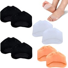 8 Pack Metatarsal Pads for Women and Men, Ball of Foot Cushion, Multicoloured
