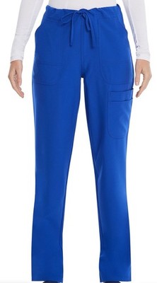 Scrubstar Women's Size 3XL Core Essentials Drawstring Cargo Scrub Pant Blue NWT