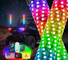 Ehaho 2PCS 2FT Fat Whip Lights for UTV ATV, Led Fatty Whip Light 2FT-2PCS