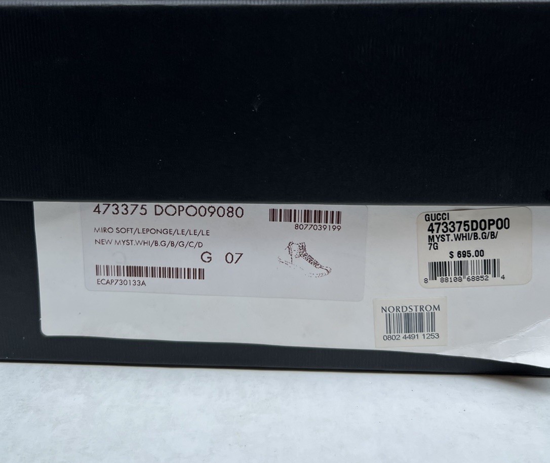 Size 7G/7.5US - Gucci Rainbow Collar Leather High-Top  display picture 2