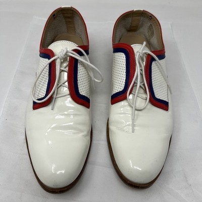 Bocage White Patent Leather Women s Shoe Size 41