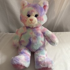 Build a Bear Cat Kitten Tie Dye Plush