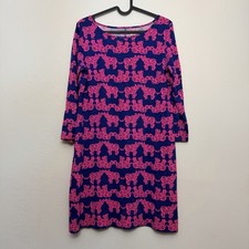 Lilly Pulitzer Marlowe Shirt Dress Women’s Size Small Pima Cotton Elephants