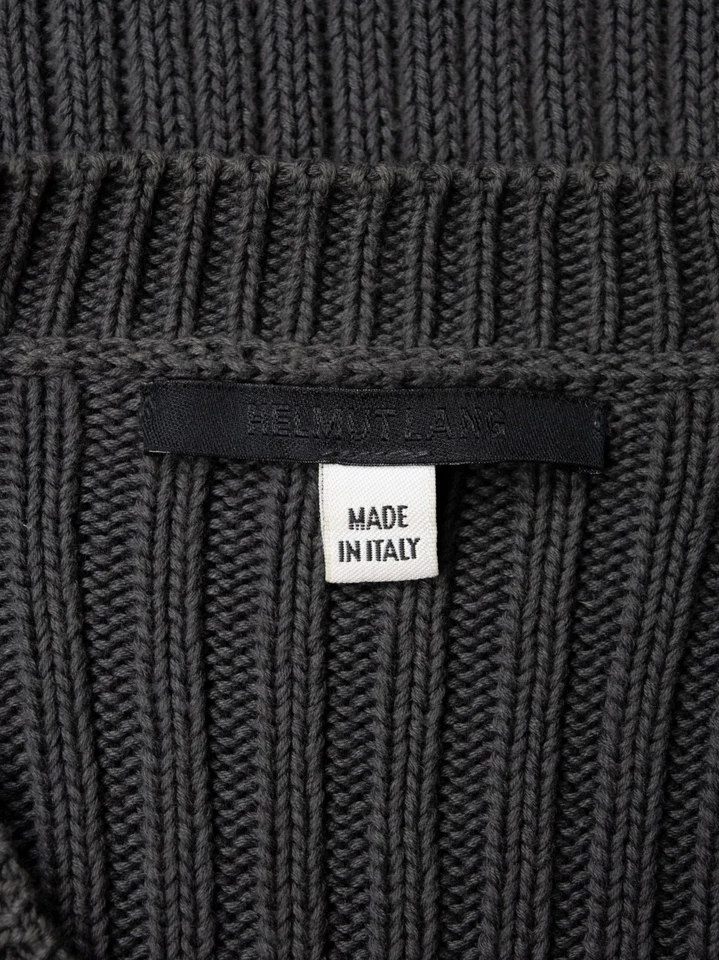 vintage early 00s Helmut Lang rib sweater - size 48 - Imagen 3 de 4