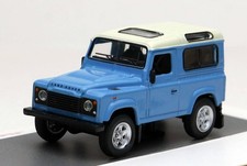 1/64 Schuco Land Rover Defender 90 Light Blue/White 45-202-7500