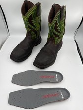 Ariat Workhog Venttek Composite Toe Men's Size 9.5 Brown/Green Work Boots