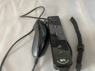Original Nintendo Wii Remote   Motion Plus Inside | schwarz | komplett