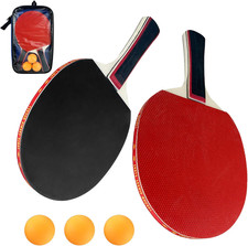 Set Di Racchette Da Ping Pong Con 2 Racchette E 3 Palline, Qualità Professionale