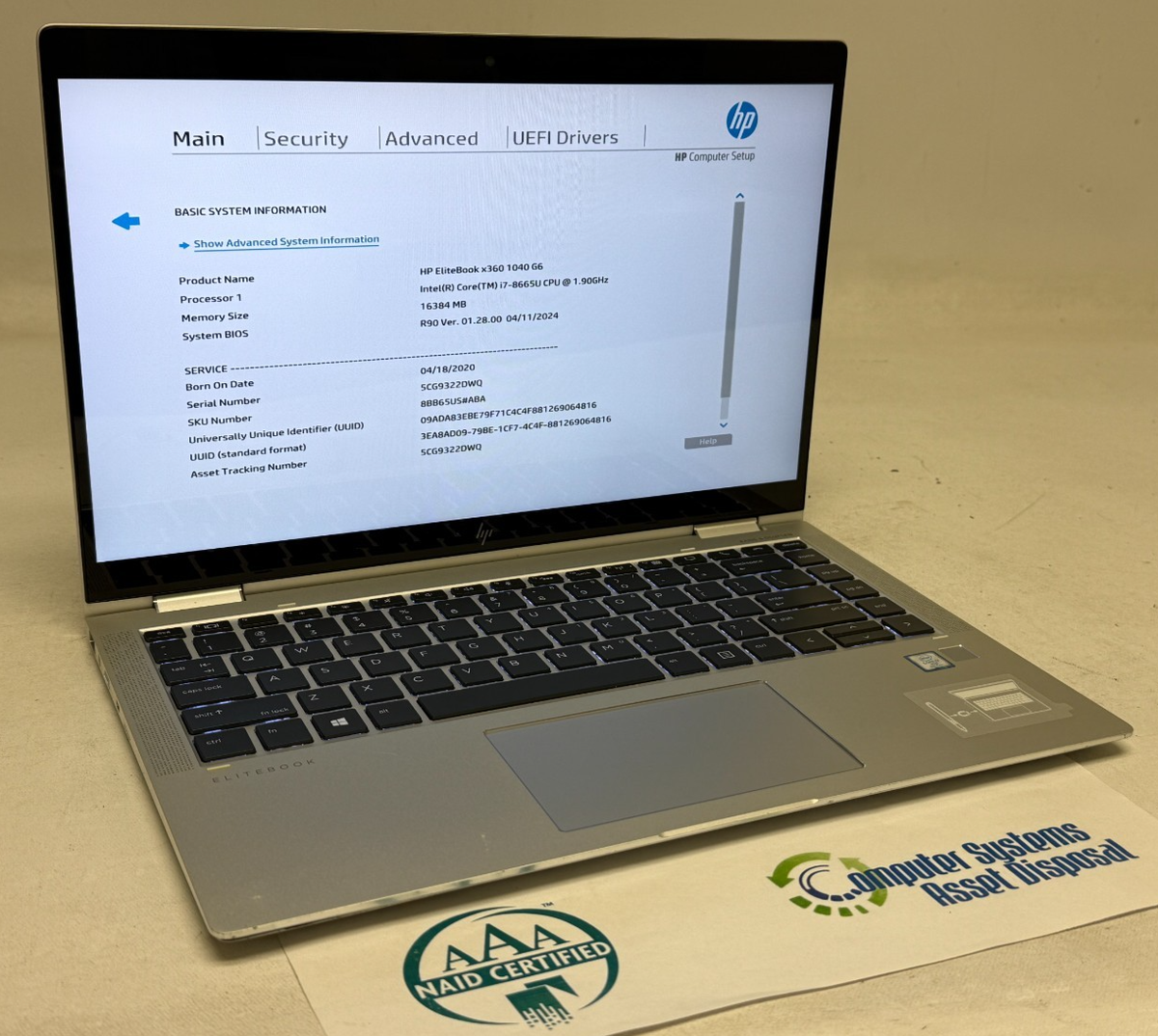 HP EliteBook x360 1040 G6 2in1 14