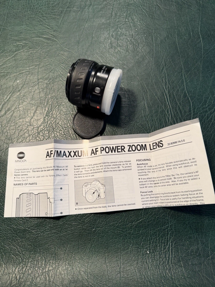 Minolta 35-80mm Focal Camera Lenses for sale | eBay