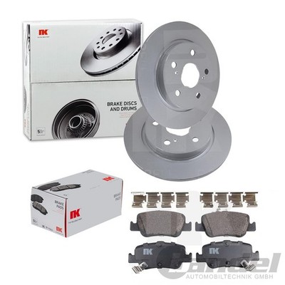 NK BREMSSCHEIBEN 270mm + BELÄGE HINTEN passend für TOYOTA AURIS E15 E18