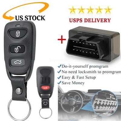 4 Button Remote Control Car Key Fob SLOKA-310T FSK for Hyundai Sonata 2006-2010