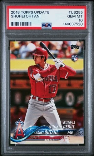 146037520 Shohei Ohtani 2018 Topps Update #US285 Rookie RC PSA 10