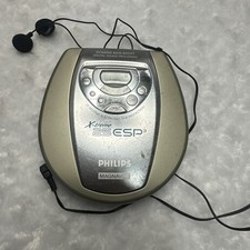 Vintage Philips Magnavox X-Treme 25 ESP3 Portable CD Discman Walkman Tested