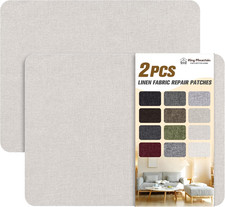 Fine Linen Repair Patches, Self-Adhesive Fabric Patches, 8X11 inch 2 PCS, Mul...