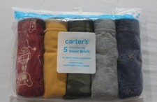 Carter's Boy's 5-Pack Cotton Boxer Briefs AP2 Camo Gamer Size: 8 Years NWT