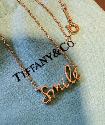 Tiffany & Co. 18k Gold Paloma Picasso Graffiti Letter Smile