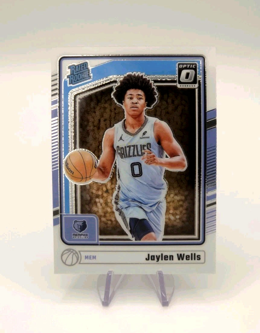 2024-25 Donruss Optic Jaylen Wells RC Rated Rookie #252 Grizzlies