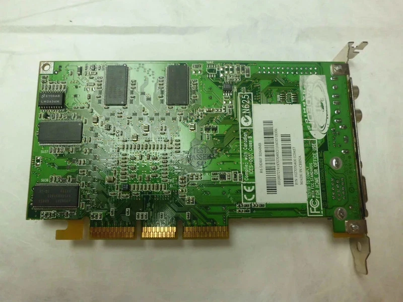 109-70700-01 ati 64MB agp video card with in/out S-VIDEO and vga radeon X300 pc - Image 4 of 4