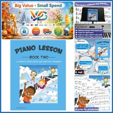 Piano Lesson Book 2 for Kids Beginners Sight Reading Practice Guide