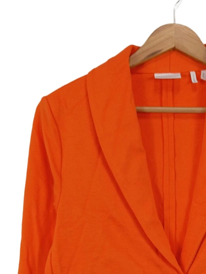 RICH & ROYAL Blazer tejido Mujeres Blazer Talla EU 36 naranja claro look casual - Imagen 3 de 4
